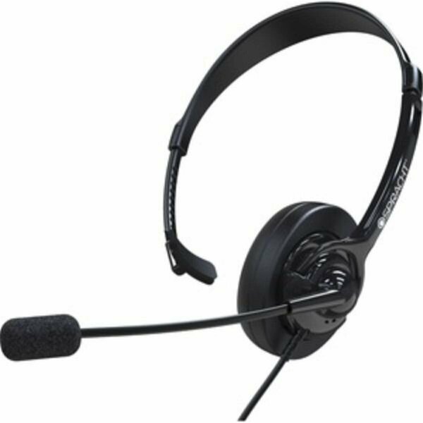 Virtual ZUM Stereo Wired Monaural Universal Headset, Black VI3193673